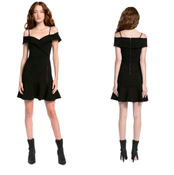 Alice + olivia dash off shoulder dress Size 4 $395 - Picture 7 of 16